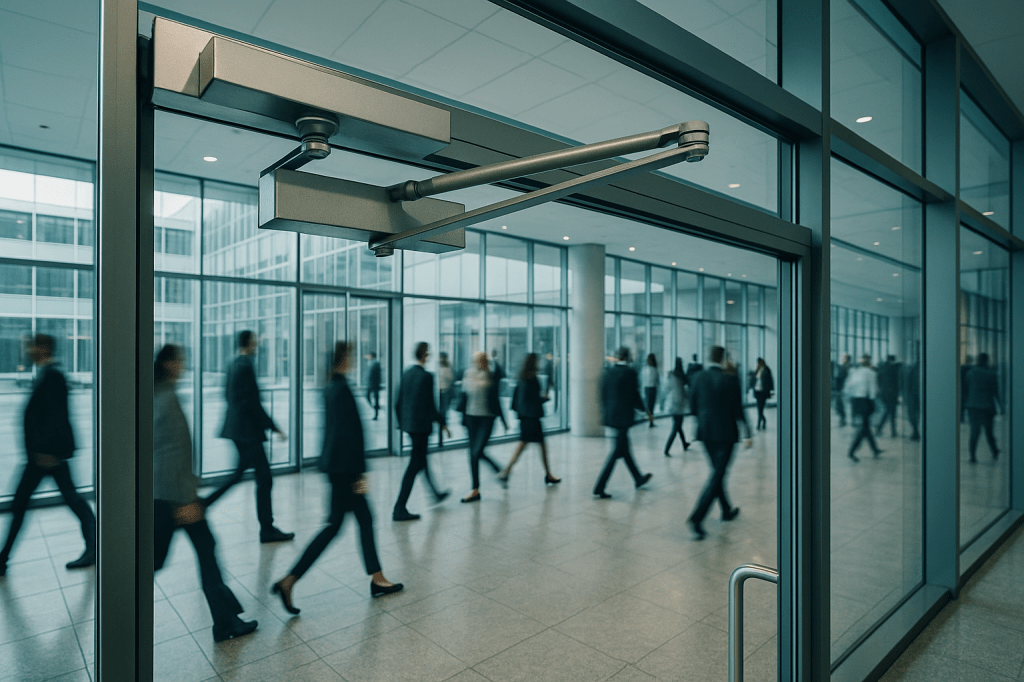 Hoe kies je de juiste deurdranger voor zware deuren in drukbezochte&nbsp;ruimtes?