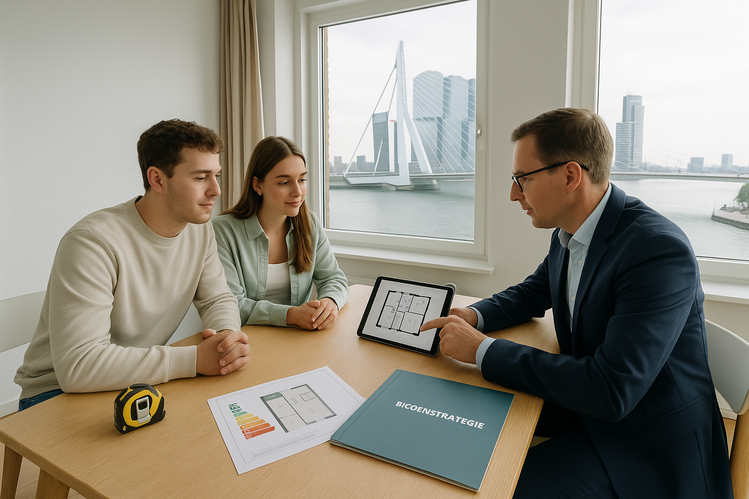 Aankoopmakelaar adviseert starter in Rotterdam