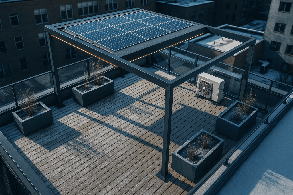 Hoe combineer je een winterterras met duurzame materialen en energiezuinige oplossingen voor een lagere energierekening?